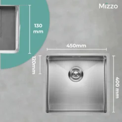 MIZZO Linea Edelstahl Spüle 450-400 Flächenbundig / Unterbau -Deutschland Garten Zier Verkaufs-Shop a0e636891e593cfedffed23a7938b7f9