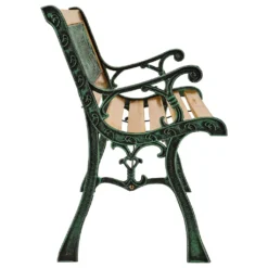 Juskys Gartenbank Pisa – 2-Sitzer Holzbank Mit Armlehnen & Rückenlehne – Wetterfeste Sitzbank 122x54x73 Cm - Seitenelemente Aus Gusseisen -Deutschland Garten Zier Verkaufs-Shop a1b4d58394dca2291fde4842bad6ef18