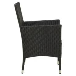 VidaXL 5-tlg. Garten-Essgruppe Mit Auflagen Poly Rattan Schwarz -Deutschland Garten Zier Verkaufs-Shop a30870e453a79ac047520f34aec8afe8