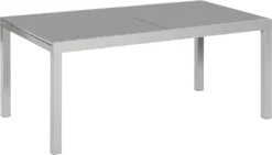 Merxx Semi Ausziehtisch 200/300 X 110 Cm - Aluminiumgestell Silber