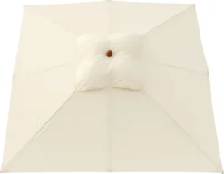 Anndora Sonnenschirm Gartenschirm 3x3m Eckig Natural Winddach UV-Schutz - Ohne Teleskop | Natural 2 -Deutschland Garten Zier Verkaufs-Shop a3c2a86c2051abba49ee47266243ffa0