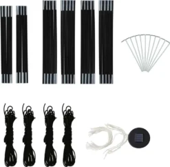 VidaXL Partyzelt Mit LED Und 4 Seitenwänden 3,6x3,6x2,3 M Blau -Deutschland Garten Zier Verkaufs-Shop a4b1281651e83aecfbde93582b6cf0fb