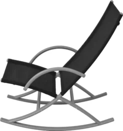 VidaXL Garten-Schaukelstühle 2 Stk. Stahl Und Textiline Schwarz -Deutschland Garten Zier Verkaufs-Shop a4c5c93a42e0fb499836f32ee4fa5fe3