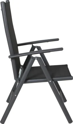 SVITA Gartenstühle Hochlehner Klappbar Campingstuhl Klappsessel 2er Set Metall Schwarz -Deutschland Garten Zier Verkaufs-Shop a507c767b1150aa7b9b2eac495a06d0f