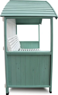 HABAU Laubenbank "Romantik" In Mintgrün Und Weiß, 120 X 76 X 170 Cm -Deutschland Garten Zier Verkaufs-Shop a51c25642647f603a9b4a94c1be4670f