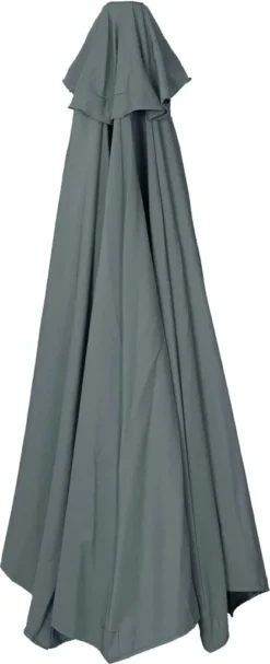Ersatz-Bezug Für Sonnenschirm Halbrund Parla, Sonnenschirmbezug Ersatzbezug, 300cm Stoff/Textil UV 50+ 3kg Anthrazit -Deutschland Garten Zier Verkaufs-Shop a7142f9f03b5af210865b8b7dc1325f1