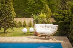 Gartenbank / Gartensofa 2-Sitzer Amazonas Siena Due Kissen Anthracite -Deutschland Garten Zier Verkaufs-Shop a717aa567b2625d1e402c01efc935510