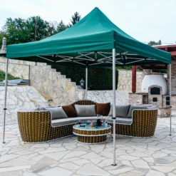 INSTENT® Pavillon Faltpavillon 3x3m ALU WASSERDICHT PRO Garten Partyzelt Faltbar -Deutschland Garten Zier Verkaufs-Shop a84147266a72646431e4132e11361101