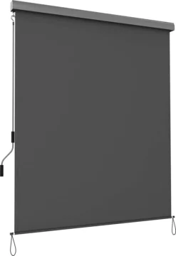 SONGMICS Alu-Senkrechtmarkise Für Balkon, Markise, Terrasse, 1,6 X 2,5 M (B X L), Aus Polyester (280 G/m²), Mit Grauer Markisenkassette, Vertikalmarkise Für Außen, Für Windschutz, Sonnenschutz Und Sichtschutz, Grau GSA165GY -Deutschland Garten Zier Verkaufs-Shop a8c6273331e3c752a68c9f51d1541800