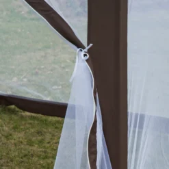 Outsunny Pavillon Gartenpavillon Mit 6 Seitenteilen Moskitonetz Partyzelt Gartenzelt Festzelt Zelt 6-eckig Polyester+Stahl Braun -Deutschland Garten Zier Verkaufs-Shop a8d3ce9d1839f47c8f498e36ec734701