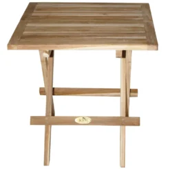 KMH® Teak Beistelltisch Rechteckig 50x50x50 Klappbar -Deutschland Garten Zier Verkaufs-Shop a91255cfe5d98d5ab9711fb55eda4ab6