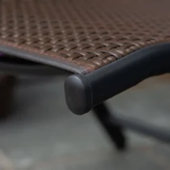 Outsunny Polyrattan Gartenstuhl Klappbar Rückenlehne 7 Stufige Verstellbar Klappstuhl Mit Armlehne Für Garten Balkon Und Terrasse Braun+Schwarz 58 X 71 X 111 Cm -Deutschland Garten Zier Verkaufs-Shop a92473eae5c342aedf1d3b32e22b63a1