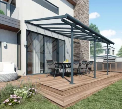 Palram - Canopia Terrassenüberdachung Sierra Grau 299x555x305 Cm -Deutschland Garten Zier Verkaufs-Shop a9d4311446752163d7ab65d5e00cb0ed