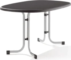 SIEGER Gartentisch / Klapptisch 140x90cm Stahl Grau / Mecalit Anthrazi -Deutschland Garten Zier Verkaufs-Shop a9df4d5d3d5d62b710970beb121aab6e