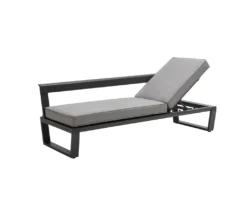 Dehner Gartenlounge Bellevue Inkl. Polster, 3-teilig, Aluminium/Polyester/Polyurethan, Dunkelgrau/hellgrau -Deutschland Garten Zier Verkaufs-Shop aa25cb5ef62062398b5b76c8f7afdd3d