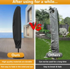 Sonnenschirm Schutzhülle Mit Stab, Sonnenschirm Abdeckung 2 Bis 4 M Große Ampelschirm Schutzhülle, Wetterfeste, UV-Anti, Winddicht Und Schneesicher, Outdoor Für Ampelschirm -Deutschland Garten Zier Verkaufs-Shop acee21a136dc7b780d7860652fd40220
