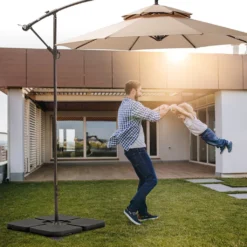 EINFEBEN Sonnenschirmständer Sonnenschirm Schirmständer Gartenschirm Befüllbar 100kg -Deutschland Garten Zier Verkaufs-Shop adff10add6cf1ffe6997f6f5925cd0f5