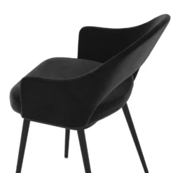 2er-Set DIANA | Hotelstuhl | Samt | Schwarz | Samt Stuhl, Hotel Stühle, Restaurant Stühle -Deutschland Garten Zier Verkaufs-Shop ae6648ff157492d9af6936a4b0cb5202