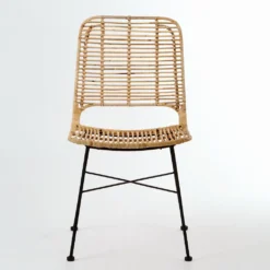 Animal-design Rattanstuhl LILLY (60001) Korbstuhl Flechtstuhl Modernes Design Esszimmer Küche Bistro Balkon Terrasse