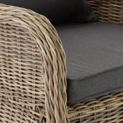 Tectake 4 Rattansessel Mit Aluminiumgestell Inkl. Sitzkissen Und Rückenkissen - Natur -Deutschland Garten Zier Verkaufs-Shop af611350933ffa62bacc6f191af04077