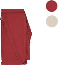 Sonnenschirmbezug HWC-A96, 8 Streben Rund Ø3m 220g/m² Polyester, Ersatz-Bezug Z.B. Für Ampelschirm HWC-A96 Bordeaux