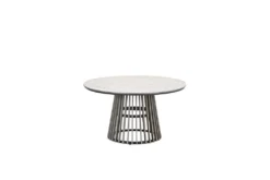 Garden Impressions Trinxa Dining Gartentisch Ø130xH72cm Teaklook Hell Imowood