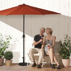 Easymaxx Balkon-Sonnenschirm »Halbrund« -Deutschland Garten Zier Verkaufs-Shop b0ad8995bcb2bfefc5dff68b385214cb