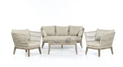 Sunny Smart Lounge Sofa Set Astoria Sandfarben