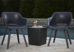 Allibert By Keter Gartensessel Akola, Graphit, 2er Set, Kunststoff, Maße: 56.7 X 55.8 X 80.1 Cm, Stapelbar, Wetterfest, Outdoor -Deutschland Garten Zier Verkaufs-Shop b155c93f04e03db70ab9115bfd9bf155