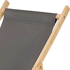 Ersatz-Stoffbezug Wechselbarer Liegestuhl Stoffbezug 100% Polyester Für Holz-Liegestuhl Klappliegestuhl, Farbe Grau [119] -Deutschland Garten Zier Verkaufs-Shop b1e4e00abb0fd5c2d9b5614ac6011a3f 1