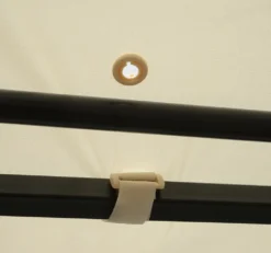 Outsunny Pavillon Gartenpavillon Markise Sonnenmarkise Mit Klappbarem Seitendach UV-Schutz Stahl + Polyester Cremeweiß + Schwarz 3 X 2,5 M -Deutschland Garten Zier Verkaufs-Shop b23264f86a07b8afc9bdca8889b4cd7e