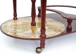 Globusbar Mit Tisch MCW-D84, Minibar Hausbar Tischbar, Weltkugel Ø 42cm Rollbar Eukalyptusholz -Deutschland Garten Zier Verkaufs-Shop b2391c560e5925b1bbb41f3d49e0d5e3