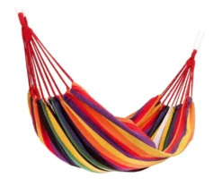 MODERN HOME Hängematte Doppelhängematte Für 1-2 Personen Outdoor Baumwolle Tragbar Garten Camping Hängematte Belastbarkeit 150kg Rainbow Geeignet Für Reise XXL GW-906 -Deutschland Garten Zier Verkaufs-Shop b32d5fbee78d754ed29116c912aa3c25