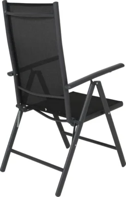 SVITA Gartenstühle Hochlehner Klappbar Campingstuhl Klappsessel 2er Set Metall Schwarz -Deutschland Garten Zier Verkaufs-Shop b331c49af42e0e35193ed99951fe36c8