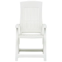 VidaXL Verstellbare Gartenstühle 2 Stk. Kunststoff Weiß -Deutschland Garten Zier Verkaufs-Shop b3a33adb477a6fc4ab0d192d6aaa1b04