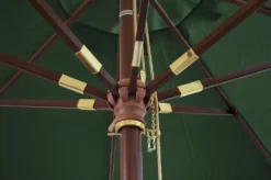 Sonnenschirm Runder Balkonschirm Grün 300 Cm Als Hochwertiger Schattenspender Gartenschirm Aus Holz Mit Windauslass & UPF 50+ -Deutschland Garten Zier Verkaufs-Shop b41beefa74a9628db4f22aafc64ad486