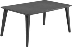 Allibert Lima 160 Tisch In Holzoptik, Graphite; 226499