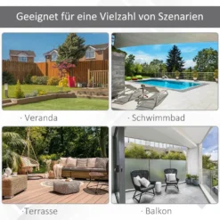 Outsunny Sonnenschirm Ampelschirm Doppelschirm Mit Kurbel Verstellbarer Gartenschirm Sonnenschutz Metall Cremeweiß 440 X 270 X 250 Cm -Deutschland Garten Zier Verkaufs-Shop b5e47211aaab839fc2f166ffe4f419f5