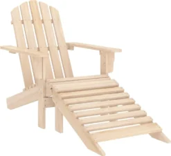 VidaXL Adirondack-Gartenstuhl Mit Fußstütze Massivholz Tanne
