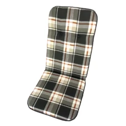 2tlg Hochlehner Polsterauflagen-Set 'Scala' Braun, Grau, Schwarz Kariert -Deutschland Garten Zier Verkaufs-Shop b6f6f625ab993b2bffbf6879c69833da