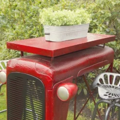 Esschert Design Traktortisch Rot; IH033 -Deutschland Garten Zier Verkaufs-Shop b75c52960ff173910298a8f8cca21132