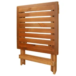 ECD Germany Gartentisch, 46x46x46 Cm, Braun, Aus Kiefernholz, Klappbar, Massiv, Für Ihren Balkon Terrasse Oder Garten, Holztisch Balkontisch Klapptisch Beistelltisch Campingtisch Tisch Gartenmöbel -Deutschland Garten Zier Verkaufs-Shop b7f1cb99e6428b358f5f75a269c5d7a1