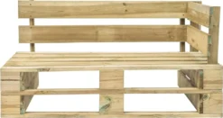 VidaXL Garten-Paletten-Ecksofa Grün Imprägniertes Kiefernholz -Deutschland Garten Zier Verkaufs-Shop b8394d475901d71bd35fa09ecc968652