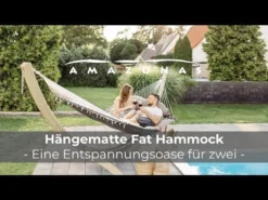 Hängematte Amazonas Fat Hammock XXL 187x146cm Taupe -Deutschland Garten Zier Verkaufs-Shop b8b591892a5fd69b444b19a9164fea03