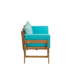 Greemotion Multifunktionsbank Tobago Aus Akazie - Natur, Blau -Deutschland Garten Zier Verkaufs-Shop b95c1b5e719b24c93625bd1ebefe4bd3