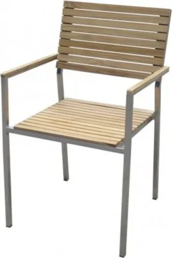 Garden Pleasure Bank DENVER 2-Sitzer Edelstahl 304 Gebürstet / Teak100% 304770 -Deutschland Garten Zier Verkaufs-Shop b996e3e45f526eab011ca8ca4372290d