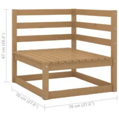 VidaXL 2tlg. Garten-Lounge-Set Mit Kissen Honigbraun Massivholz Kiefer -Deutschland Garten Zier Verkaufs-Shop b9ecb7e0aa6ae2b35a8f6d5199c891ba