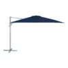 Dehner Ampelschirm Zypern, Eckig, Mit UV-Schutz 80+, 264 X 300 X 300 Cm, Aluminium/Polyester/Stahl, Dunkelblau