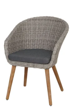 Ploß Geflechtsessel - Cocktail - Sessel "Flores" Im 2er-Set, Grau -Deutschland Garten Zier Verkaufs-Shop ba2bf2b19288bad771b63a3408df526d