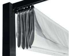 Pavillon Sky, 300x400cm, Gestell Aus Aluminium/Stahl, Pulverbschichtet In Anthrazit, Dach Aus Polyester 200g In Grau, Zerlegt Im Karton Verpackt -Deutschland Garten Zier Verkaufs-Shop ba80f0aa18e9d3eb4b1712035dc57912